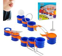 Juego de Mesa de Pelota para Niños | Juguete Divertido De Ejercicio De Capacidad Pulmonar - Juego De Mesa De Sobremesa De Soplar Pelota | Para 2 Jugadores Niños Adultos Actividad De Familiar Para Noch