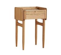 Juego de mesa de tocador de madera con taburete, tocador de maquillaje simple, escritorio de maquillaje con cajón de almacenamiento, muebles de cosmetología para dormitorio y vestidor.