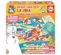 Educa - Érase una Vez La Vida, Juego de Mesa Familiar Educativo con más de 500 Preguntas y respuestas sobre el Cuerpo Humano y 5 Temas, A Partir de 6 años (18510)