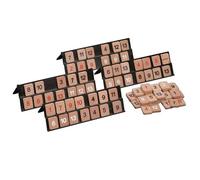 Juego de mesa familiar Philos Wooden Rummy Travel para 2 a 4 jugadores a partir