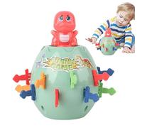 Juego De Mesa Familiar Pirate Barrel - Juego De Mesa Con Función De Banco De Dinero ABS De 381 G En Forma De Dinosaurio | 5.12x4.33x8.27 Pulgadas De Juegos Interactivos De Mayor Tamaño Para N