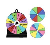 Juego De Mesa Fortune Spin: Selector De Segmento De Color, Herramienta De Decisión, Spinner Draw, Visualización De La Elección Del Concurso | Rueda Giratoria De Doce Secciones Posicionar