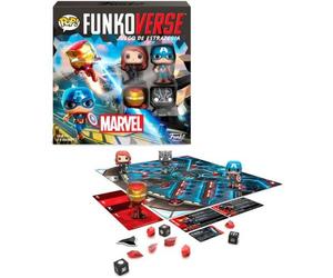Juego de Mesa Funkoverse Marvel Edicion 100 Capitan America Iron Man Viuda Negra & Pantera Negra 57518