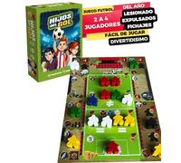 Juego de Mesa Futbol Hijos del GOL - 4 Tableros, 6 Dados, 68 meeples - Piques y diversión - De 2 a 4 Jugadores y Partidas Rápidas de 20´- Reta a Tus Amigos a Competir!