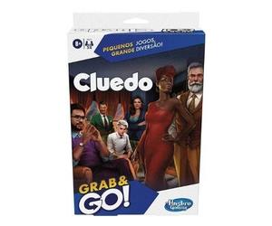 Juego de mesa HASBRO de Tabuleiro - Portátil Grab and Go - Clue - Hasbro Gaming (Edad Mínima Recomendada:8 Años)