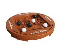 Juego de Mesa Juego de Mesa portátil de Viaje con ajedrez lógico de rotación Orbital, Rompecabezas de Estrategia y acertijos for niños y Adultos, Divertido Juego Familiar. ajedrez