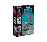 Atomic Mass Games Marvel Crisis Protocol: Klaw and M’Baku - Juego de Miniaturas en Inglés
