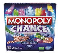 Juego de Mesa Monopoly Chance - Partidas rápidas - Juego Familiar para 2 a 4 Jugadores - Se Juega en 20 Minutos (Versión en Español)