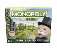 Juego de mesa Monopoly: Edici n Go Green de Hasbro Gaming | Hecho con piezas de papel 100 % reciclado y fichas de pl stico de origen vegetal | Ju