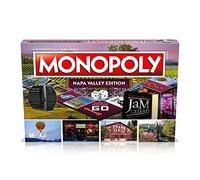 Juego de Mesa Monopoly - Edición Napa Valley: 2-6 Jugadores, Juegos de Mesa Familiares para niños y Adultos, Juegos de Mesa para niños de 8 años en adelante, para niños y Adultos, Ideal para la Noche
