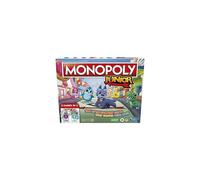 Juego de mesa Monopoly Junior de Hasbro Gaming, tablero de juego de 2 caras, 2 juegos en 1, juego de Monopoly