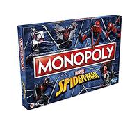 Juego de Mesa Monopoly: Spiderman - Juega como un héroe arácnido - Divertido Juego para niños a Partir de 8 años