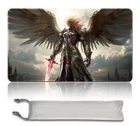 Juego de mesa MTG PlayMat + bolsa impermeable, superficie goma suave, cartas coleccionables y accesorios (No Zona, Angel of Serenity)