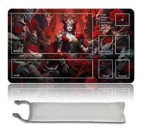 Juego de mesa MTG Spielmatten + bolsa impermeable gratuita, bordes cosidos, superficie de goma suave, MTG PlayMat with Zones(An original )