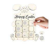 Juego De Mesa para Pascua | Juguete Lógico del Conejo de Pascua | Set Familiar de Madera para Primavera - para Niños Aula Familiares Vacaciones y Cestas de Regalo