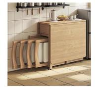 Juego de mesa plegable multiusos con 4 sillas, diseño compacto que ahorra espacio para el hogar, cocina, comedor y restaurante, fácil de almacenar y versátil