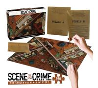 Juego de Mesa Puzzle Escena del Crimen El Misterio del Collar Robado