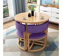 Juego de mesa redonda de conferencias y sillas para reuniones de negociación, juego de mesa de comedor de cocina de 5 piezas con marco de metal, ideal para espacios pequeños y apartamentos, asientos