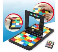 Juego de mesa Rubiks Race Puzzle Rubix Race Magic Block Estrategia mental Juguete de regalo para niños