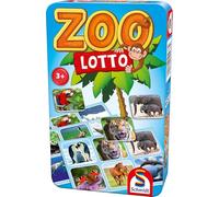 Juego de Mesa Schmidt Spiele Zoo Lotto Animales | Llévame con juego en la lata de metal
