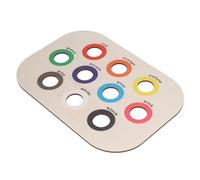 Juego de Mesa Sensorial de Madera, Juego de Mesa con Bandeja de Madera, Clasificador de Colores, Juguete para Entrenar la Motricidad Fina para Flisat.