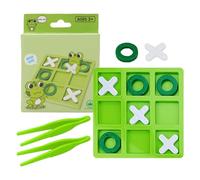 Juego De Mesa Tac Toe, Juegos De Mesa XO - Juegos De Mesa Clásicos, Juguete Interactivo | Regalo De Fiesta, Fortalecimiento De Habilidades Cognitivas, Juguete De Viaje Portátil Para Noche De Juego, T
