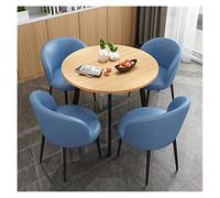 Juego de mesa y silla de diseño moderno, mesa redonda para balcón, sala de estar, comedor, oficina, sala de reuniones, salón, cafetería, salón de belleza, mesa de ocio