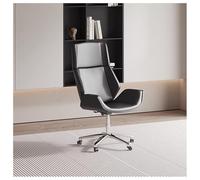 Juego de mesa y silla minimalista moderno, escritorios de oficina de piedra sinterizada de primera calidad, cómoda silla giratoria, for oficinas, estudios y espacios pequeños, negro clásico(66cm)