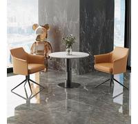 Juego de mesa y silla pequeña para sala de conferencias, mesa redonda con sillas para oficina, salón, sala de estar, muebles que ahorran espacio, juego de escritorio de negociación