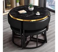 Juego de mesa y sillas de comedor para cocina, oficina y sala de estar, diseño moderno y simple