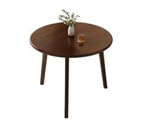 Juego de mesa y sillas de madera maciza con acabado brillante para oficina y uso doméstico