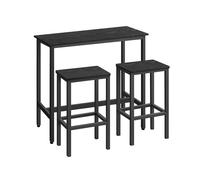 Juego de Mesa y Taburetes de Bar Mesa de Desayuno con 2 taburetes Industrial