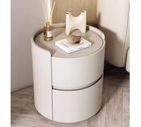 Juego de mesita de noche de madera, mesa auxiliar con cajón y estante para una elegante solución de almacenamiento para dormitorio y sala de estar