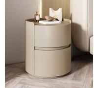 Juego de mesita de noche de madera, mesa auxiliar con cajón y estante para una elegante solución de almacenamiento para dormitorio y sala de estar