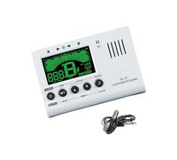 Juego de metrónomo compacto con afinador de clip ajustable BPM 30-260 preciso para guitarra, bajo, ukelele, herramienta de afinación de guitarra con metrónomo