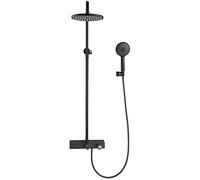 Juego de mezcladores de grifo de ducha, mezclador de ducha expuesto, sistema de ducha con llenado de baño en cascada, 10 pulgadas