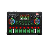 Juego de micrófono con tarjeta de sonido M3, tarjeta de sonido en vivo, interfaz de Audio de 48V, consola mezcladora de Audio, 2 uds.,Compatibilidad Universal