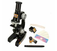 Juego de microscopio para experimentos educativos científicos, accesorios ópticos, juguete de laboratorio de ciencia