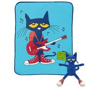 Juego de mini almohada de peluche Bluey de Jay Franco y manta de viaje de 40 x 50 pulgadas - Juego de manta supersuave para ni os de 2 piezas