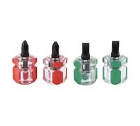 Juego de mini destornilladores, 4 piezas para destornillador Stubby con destornillador plano y para destornilladores Phillips, herramientas de reparación de mango corto para espacios estrechos