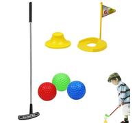 Juego de Mini Golf al aire libre para - Juguetes de Golf al aire libre Portátiles para césped | Juego de juguetes de golf con bolas de entrenamiento, equipo de Clubes para, Todo-Pequeños,