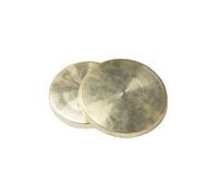 Juego de mini gong pequeño de 11,5 cm, par de gongs de luna, Ding Dang Gong, Yun Gong, Yin y Yang Feng Shui Gong, uno alto, uno bajo (color: 11,5 cm)
