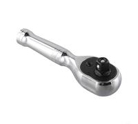 Juego de mini llaves de trinquete de 72 dientes, herramienta de trinquete de giro rápido de mango corto con 5° para espacios reducidos, acero al cromo vanadio, incluye 1/10.2 cm, 3/20.3 cm y 1/5.1 cm