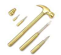 Juego de mini martillo y destornillador 6 en 1, martillo pequeño portátil multiherramienta con destornillador Phillips de cabeza plana y martillo de garra, tareas básicas del hogar, regalos para