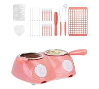 Juego de mini olla de chocolate para derretir fondue con bricolaje y accesorios para caramelos, chocolate, leche, queso, caramelos para el hogar, 060973