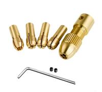 Juego de mini portabrocas de 8 piezas de 0,5 a 3 mm, adecuado para trabajos de PCB de precisión y perforación, tablero ABS, lámina de aluminio y cartón