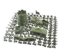 Juego de Mini Soldados de 100 Piezas, Juego de Mini Soldados del Ejército, Figuras de Acción Militares para Niños con 93 y 7 Equipos del Ejército