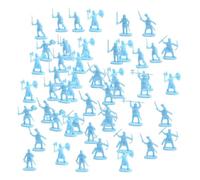Juego de mini soldados - Figuras de antiguos , paquete de 100 soldados de juguete, kit modelo en miniatura multicolor | Adecuado para juegos de mesa, escuela, aprendizaje, manualidades