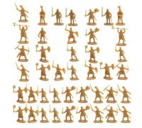Juego de mini soldados - Figuras de antiguos , paquete de 100 soldados de juguete, kit modelo en miniatura multicolor | Adecuado para juegos de mesa, escuela, aprendizaje, manualidades