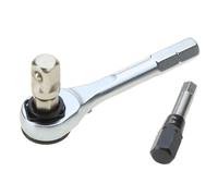 Juego de mini trinquete de 1/4 pulgadas destornillador de trinquete llave de trinquete de alto par de bajo perfil llave de trinquete para espacio reducido destornillador de broca de 1/4 pulgadas